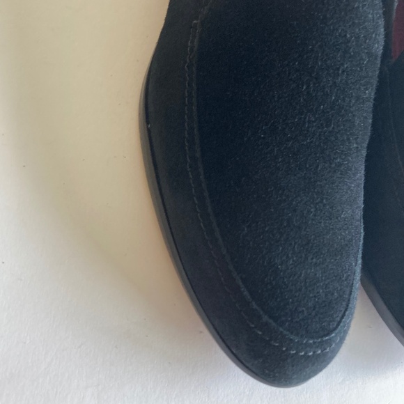 Munro Black Suede Genuine Leather Almond Toe Loafers size 8 - Picture 8 of 14